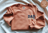 Unisex Garment-Dyed Sweatshirt with Dad Mode Embroidery