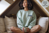 Unisex Garment-Dyed Sweatshirt with Dad Mode Embroidery