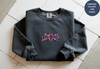 Unisex Garment-Dyed Sweatshirt with London Flag Embroidery