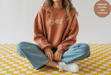 Happy New Year 2026 Knitted-Style Print Sweatshirt – Unisex Garment-Dyed