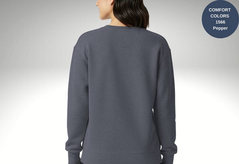 Caution Tired Human Printed Unisex Garment-Dyed Sweatshirt