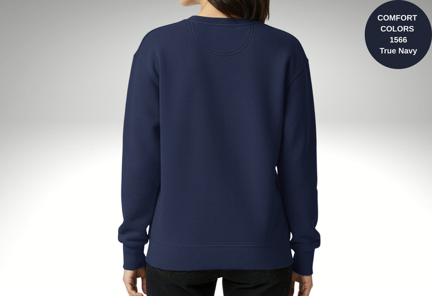 Caution Tired Human Printed Unisex Garment-Dyed Sweatshirt