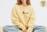Western Cow Print Unisex Garment-Dyed Sweatshirt