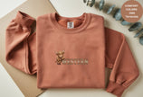 Western Cow Print Unisex Garment-Dyed Sweatshirt