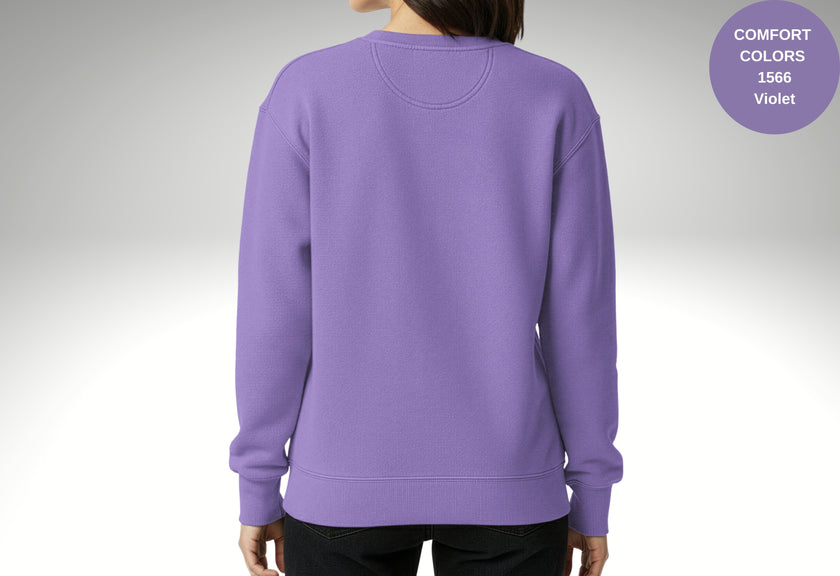 Western Cow Print Unisex Garment-Dyed Sweatshirt