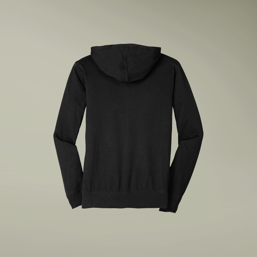 Customizable District DT1100 Unisex Jersey Full Zip Hoodie