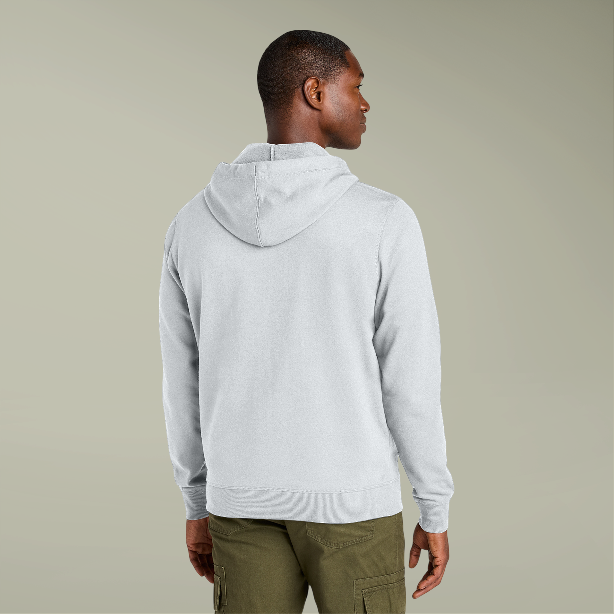 Customizable District DT8102 Mens Re Fleece Full Zip Hoodie