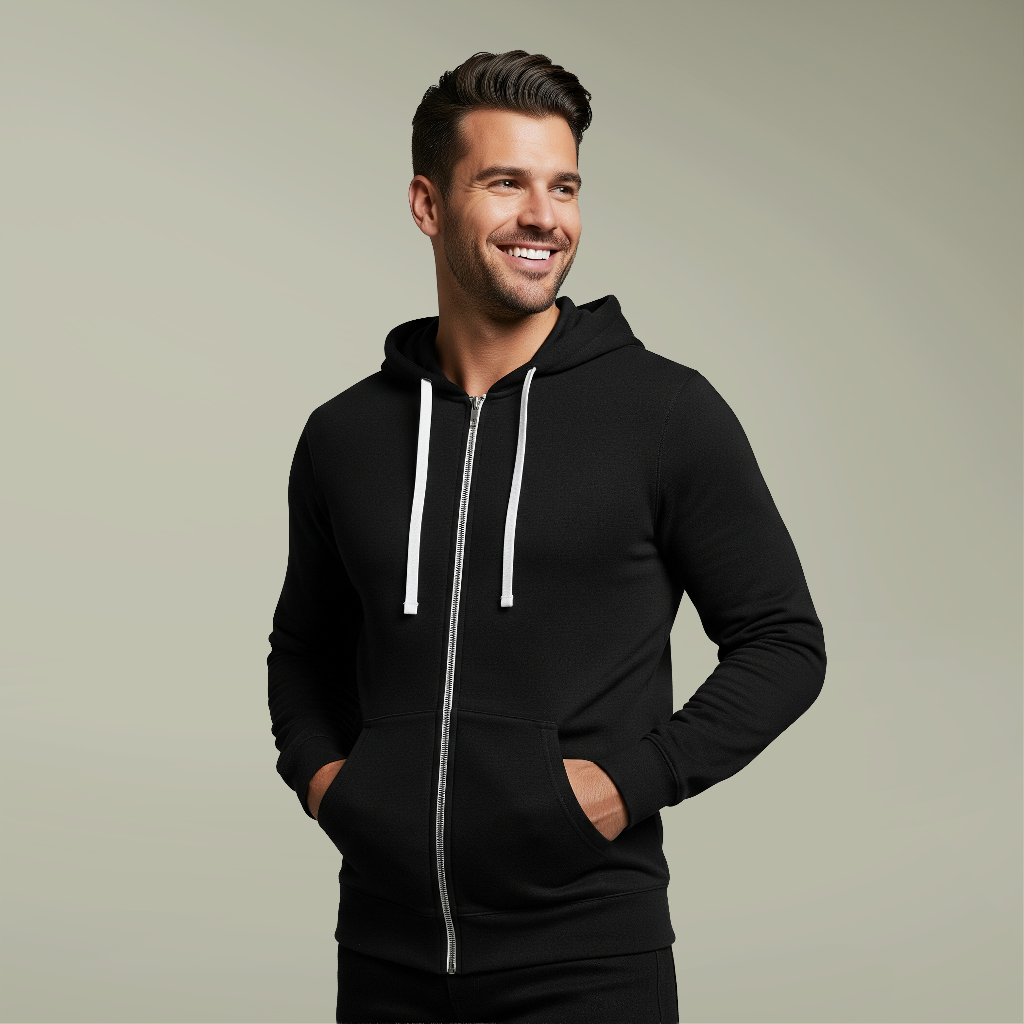 Customizable District DT8102 Mens Re Fleece Full Zip Hoodie