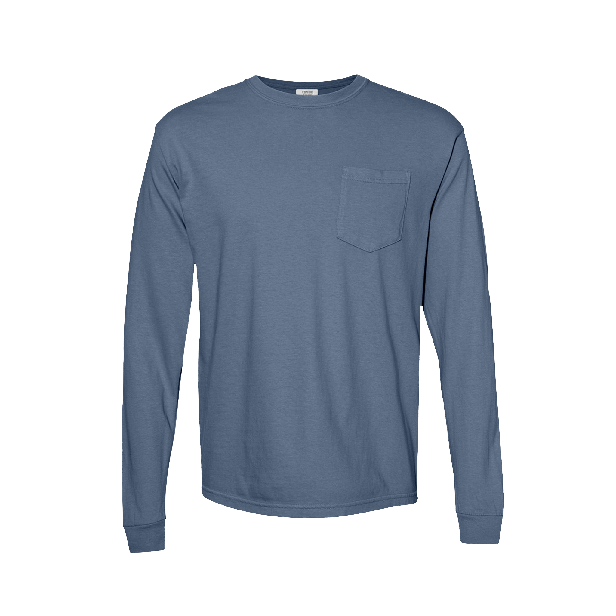 Customizable Comfort Colors 4410 Unisex Heavyweight Long Sleeve Pocket Tee