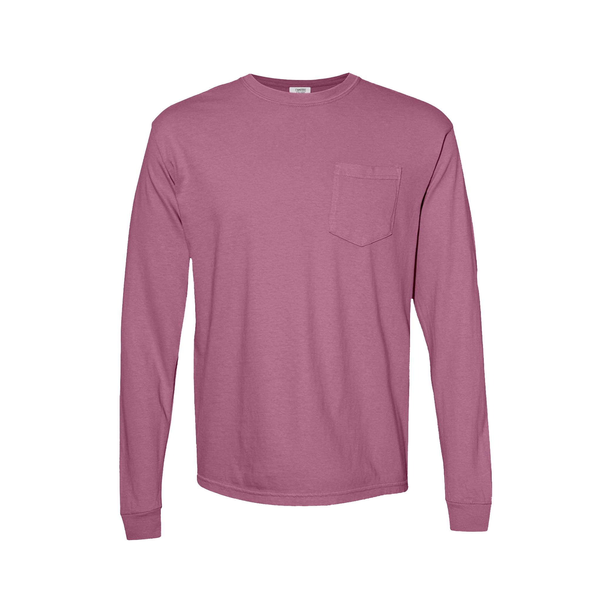 Customizable Comfort Colors 4410 Unisex Heavyweight Long Sleeve Pocket Tee