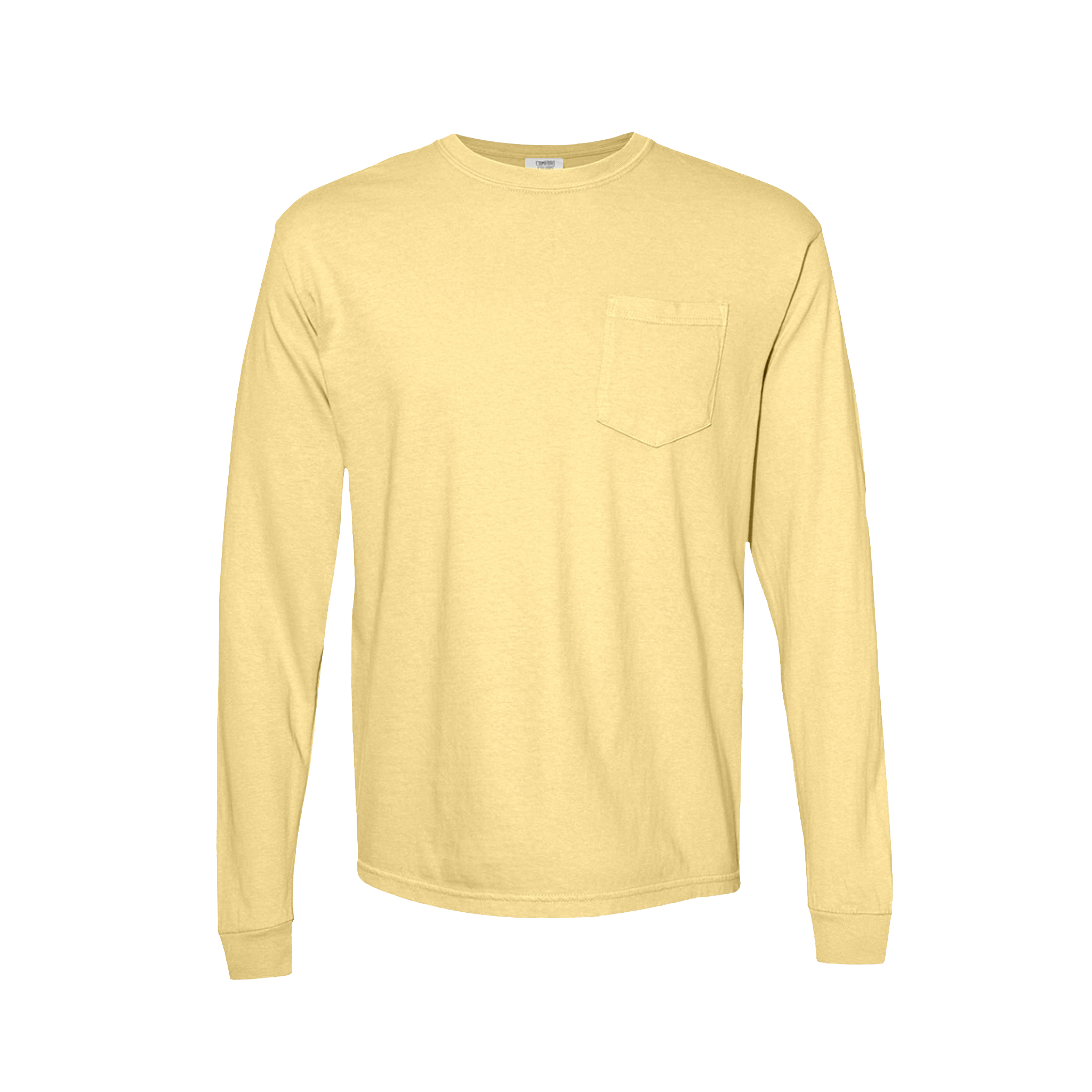 Customizable Comfort Colors 4410 Unisex Heavyweight Long Sleeve Pocket Tee