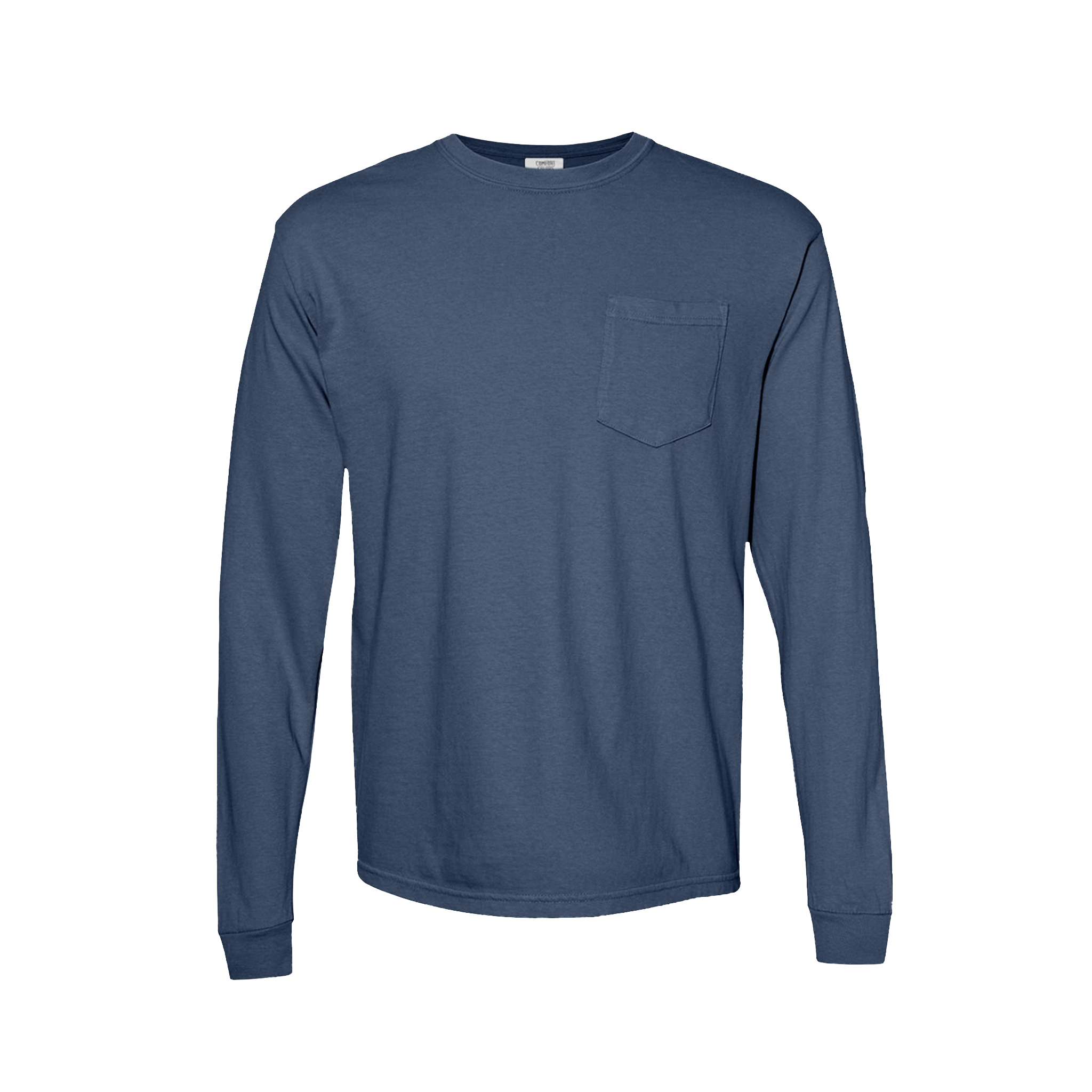 Customizable Comfort Colors 4410 Unisex Heavyweight Long Sleeve Pocket Tee