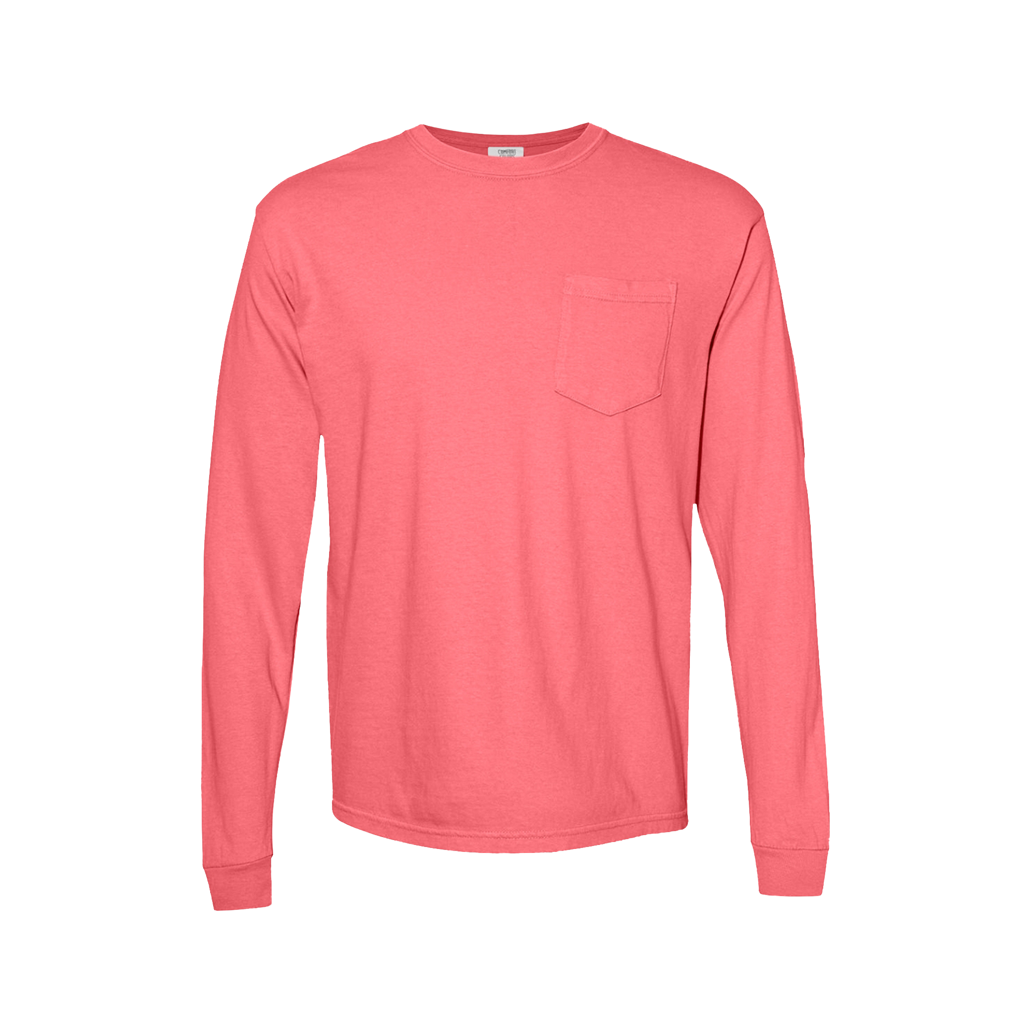 Customizable Comfort Colors 4410 Unisex Heavyweight Long Sleeve Pocket Tee