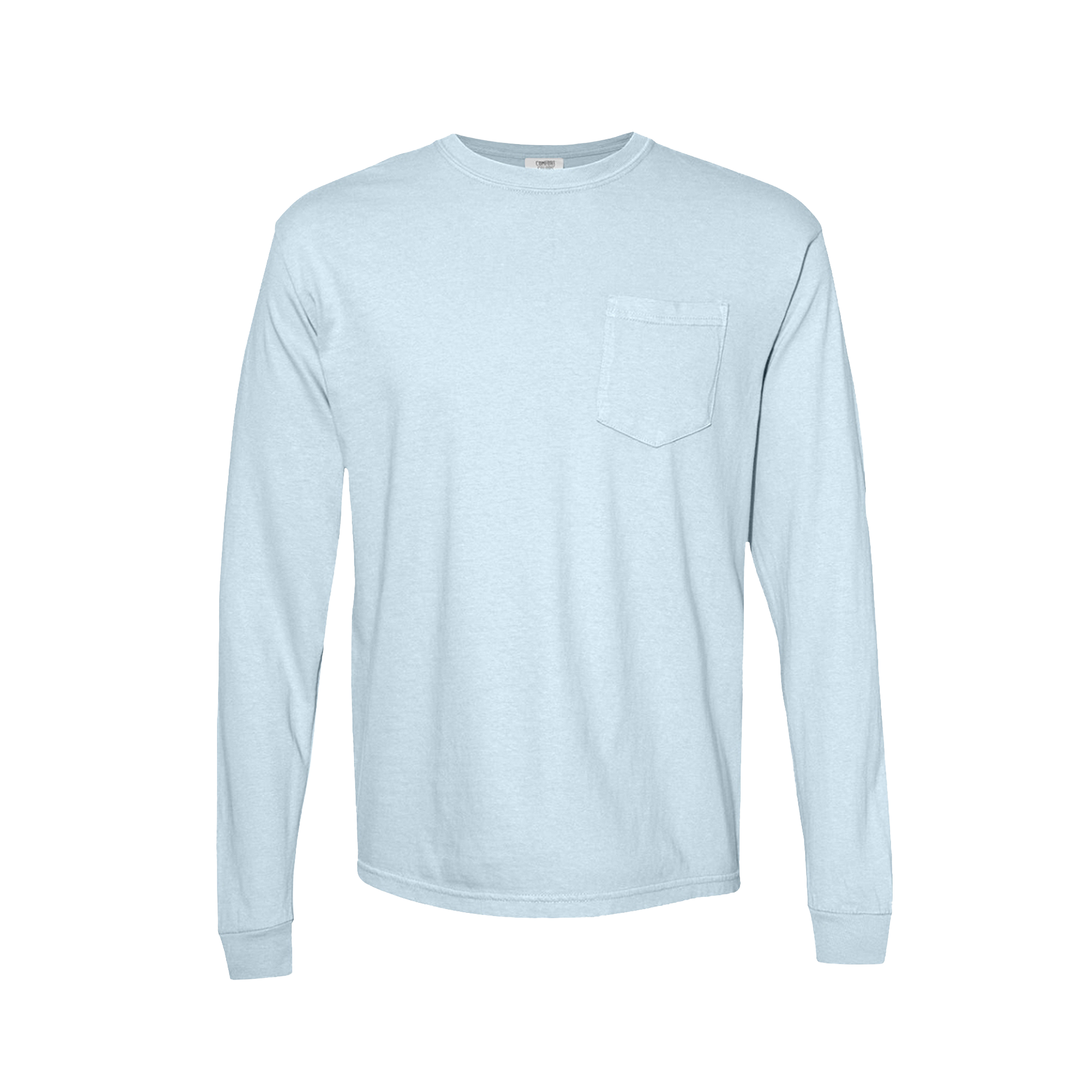 Customizable Comfort Colors 4410 Unisex Heavyweight Long Sleeve Pocket Tee
