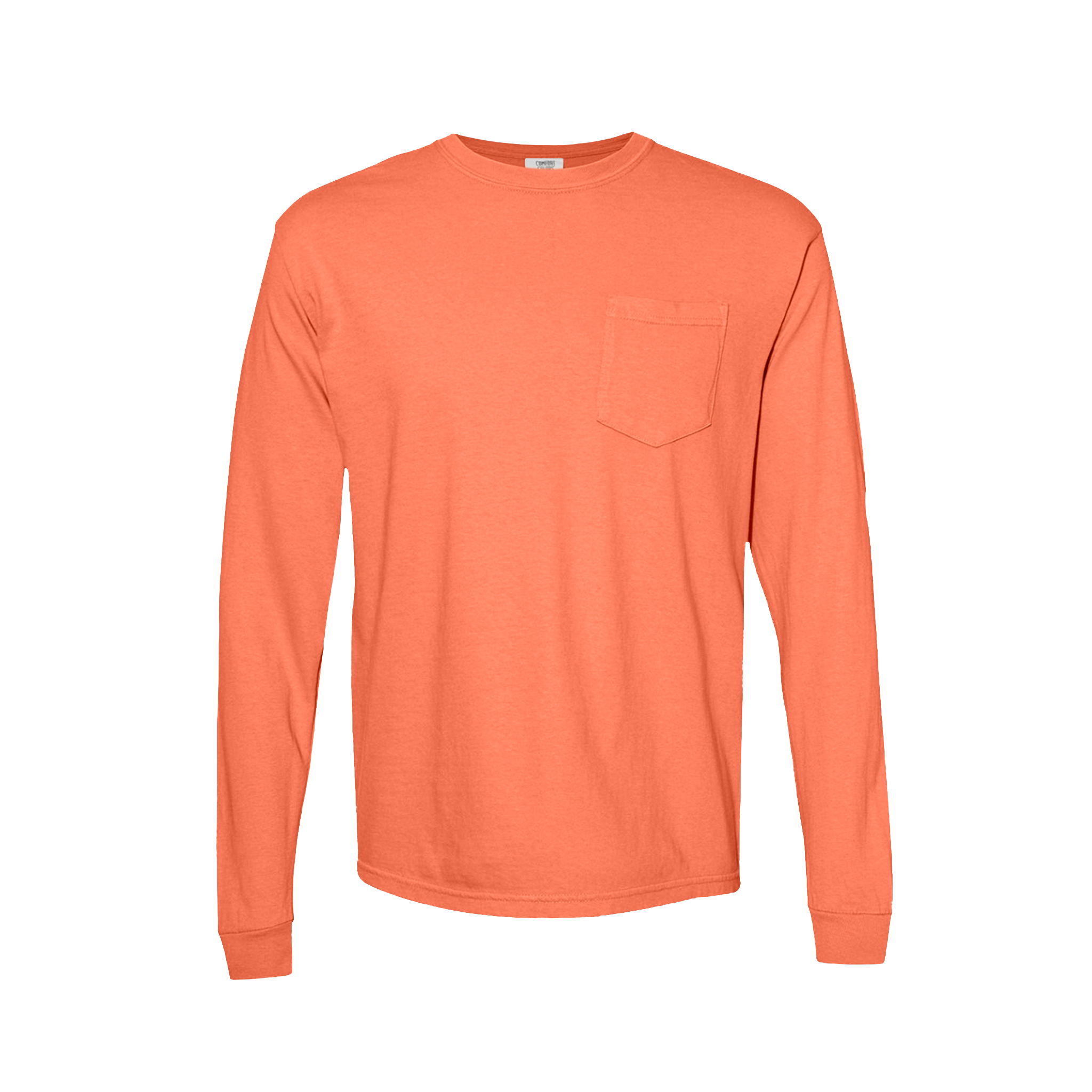 Customizable Comfort Colors 4410 Unisex Heavyweight Long Sleeve Pocket Tee