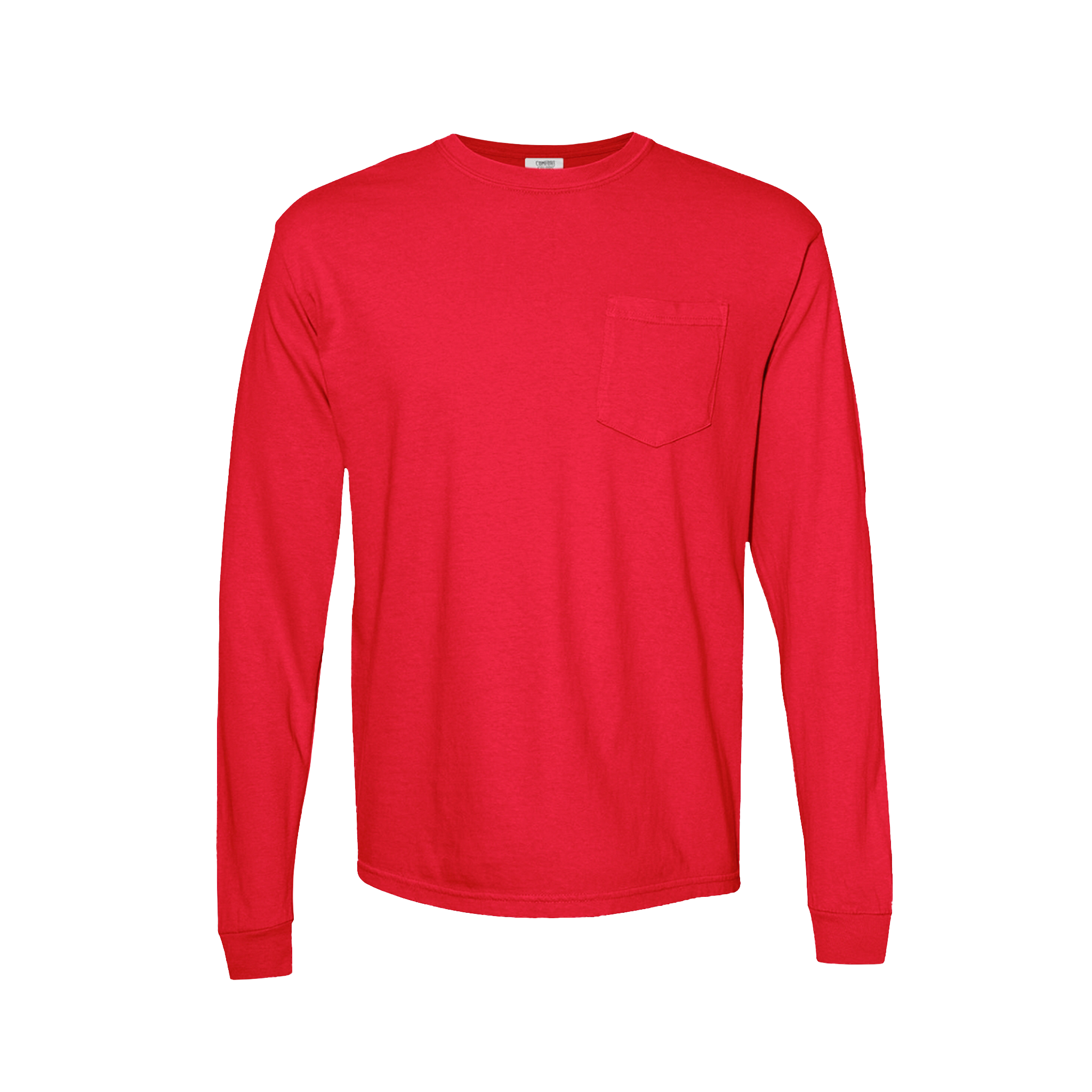 Customizable Comfort Colors 4410 Unisex Heavyweight Long Sleeve Pocket Tee