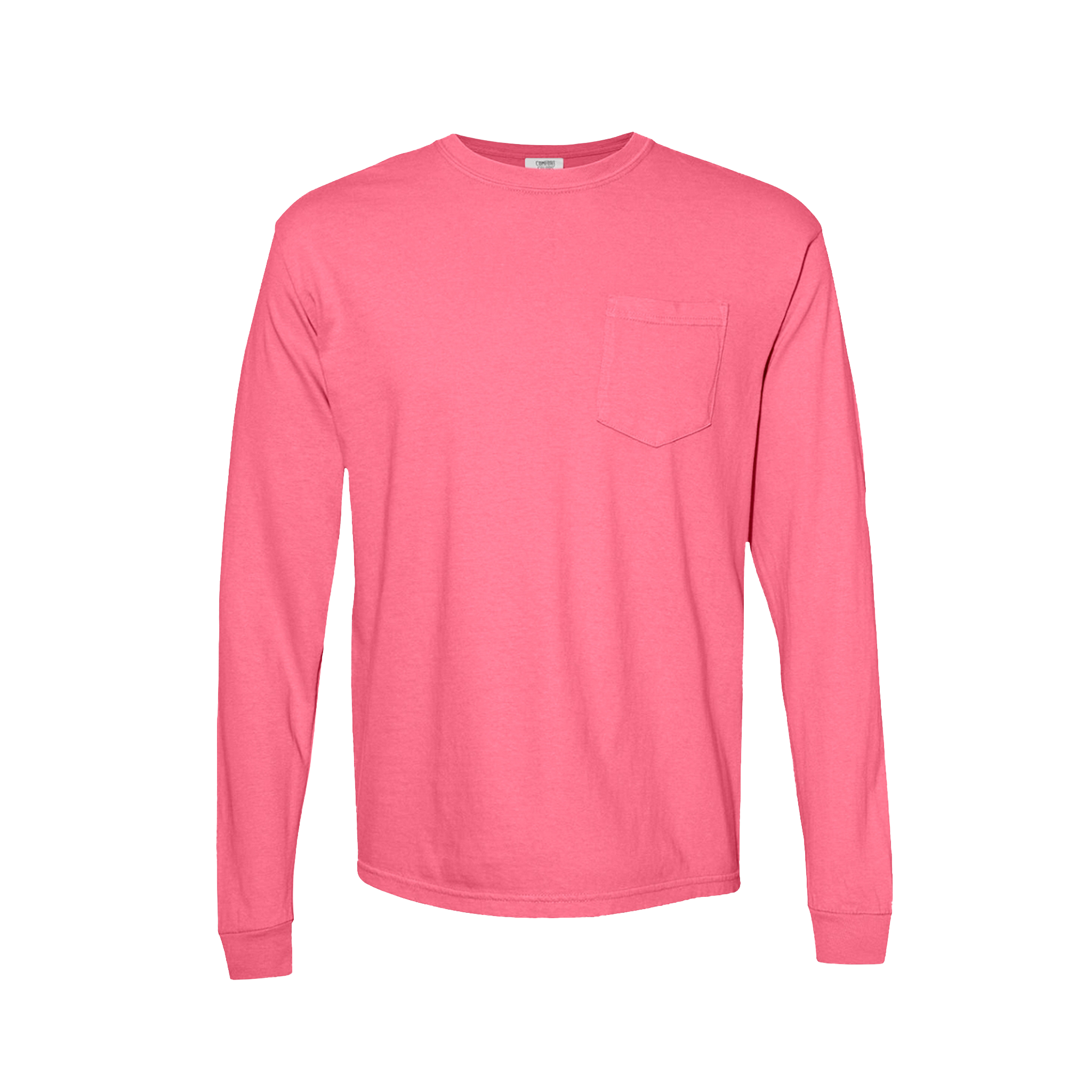 Customizable Comfort Colors 4410 Unisex Heavyweight Long Sleeve Pocket Tee
