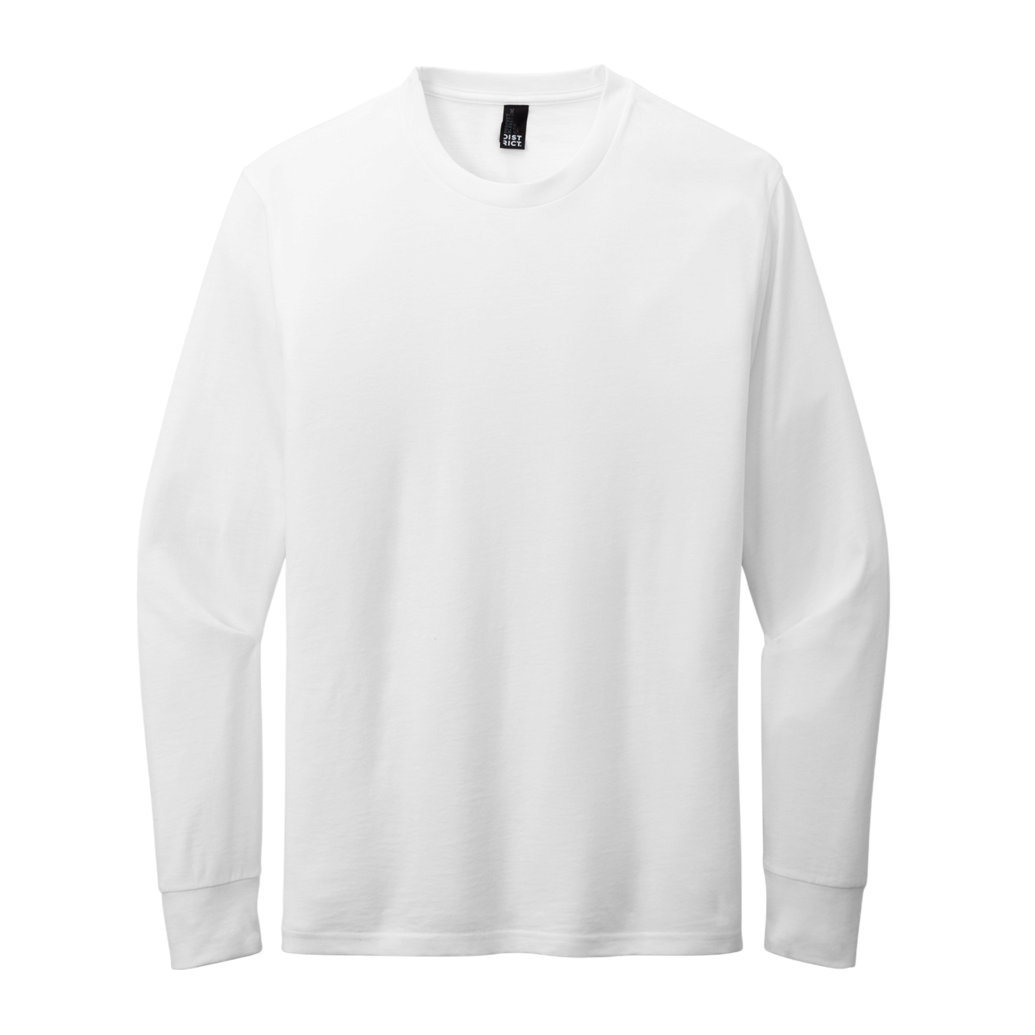 Customizable District DT109 Mens Lightweight Long Sleeve Tee Classic Fit