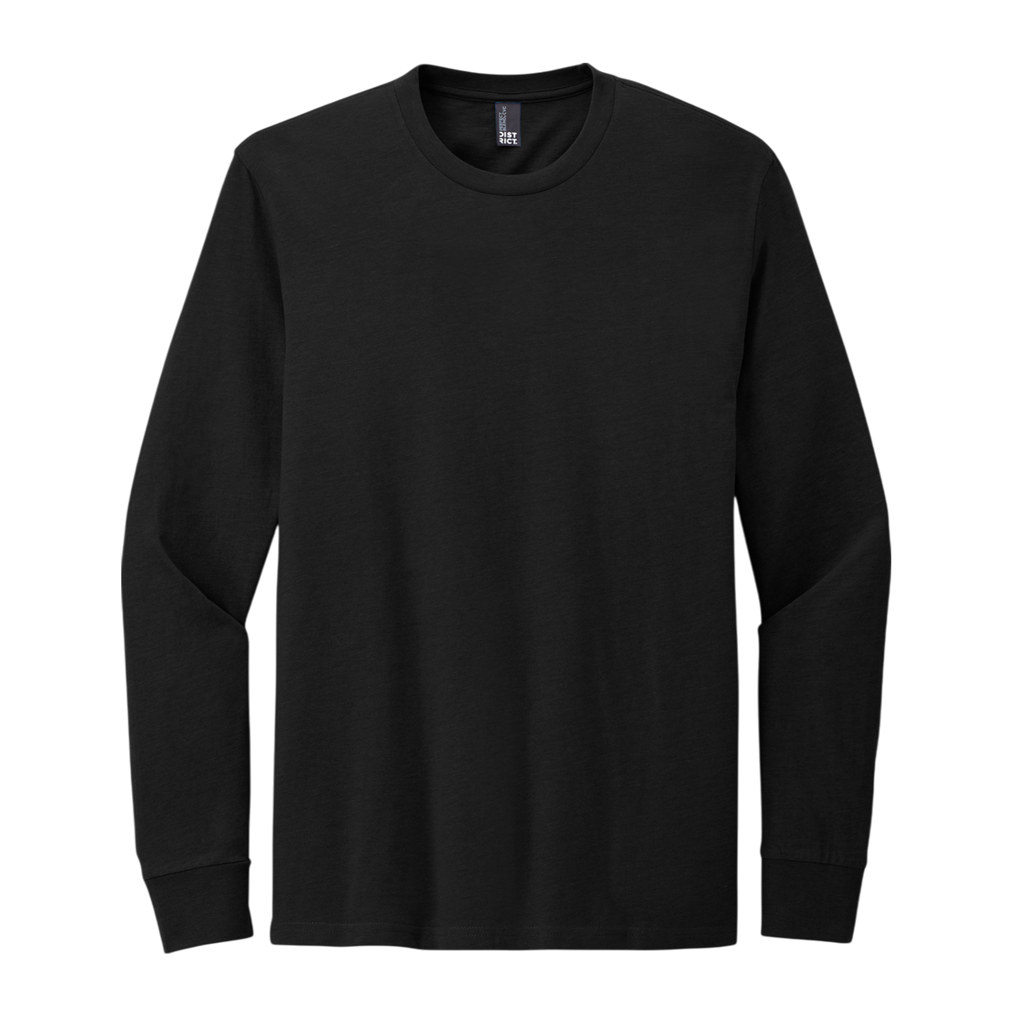 Customizable District DT109 Mens Lightweight Long Sleeve Tee Classic Fit