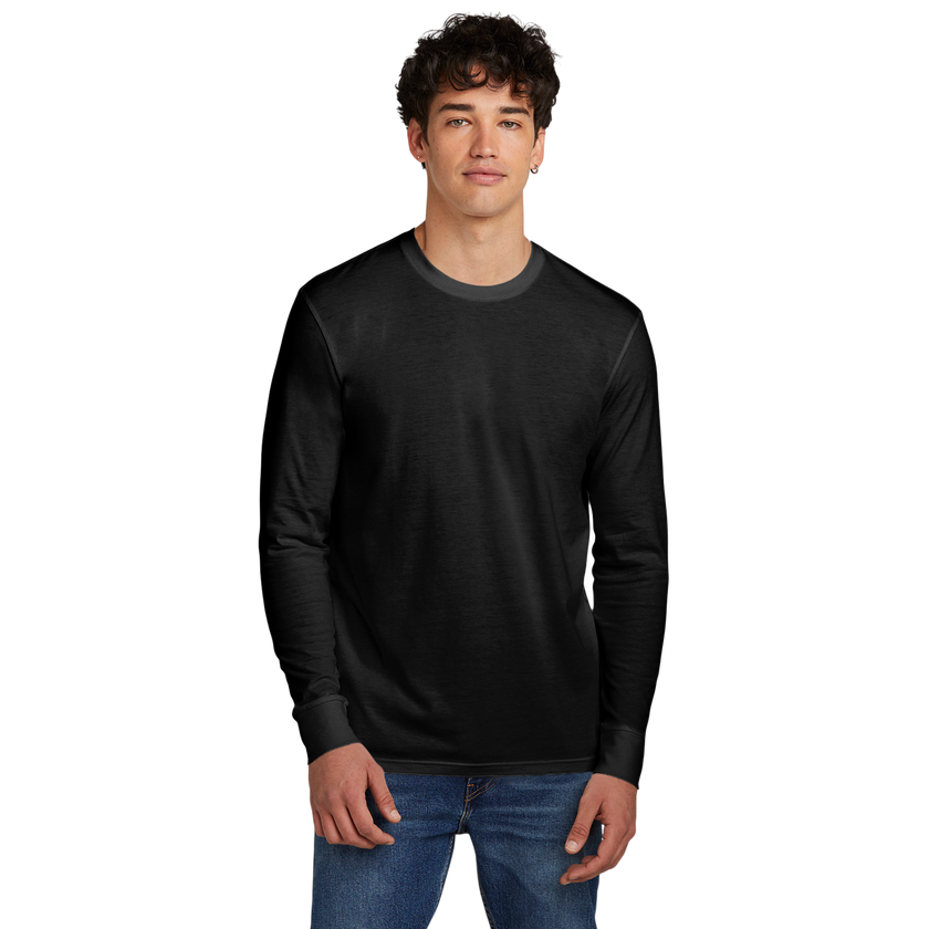 Customizable District DT109 Mens Lightweight Long Sleeve Tee Classic Fit