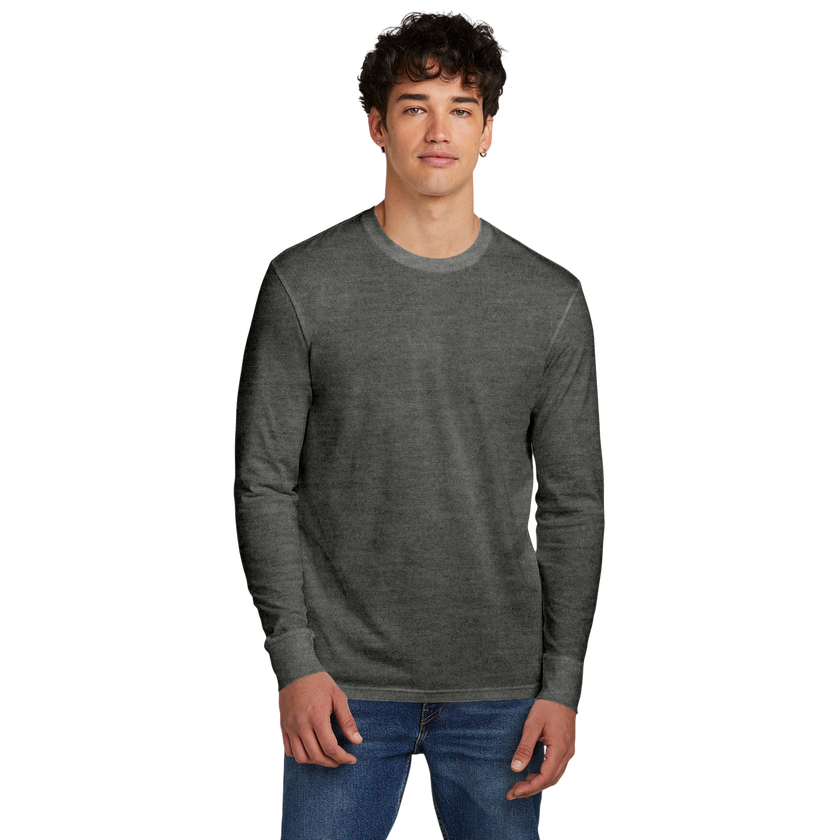 Customizable District DT109 Mens Lightweight Long Sleeve Tee Classic Fit