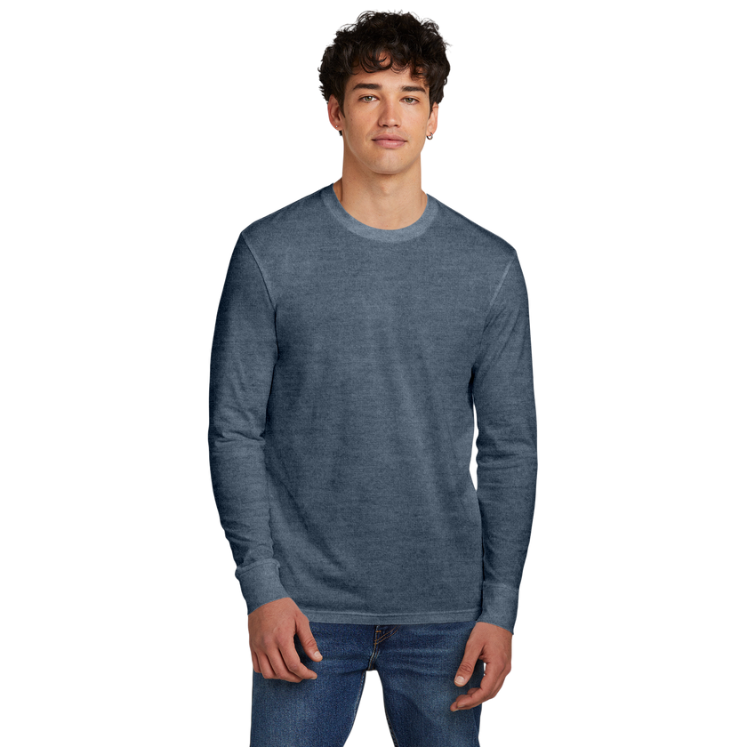 Customizable District DT109 Mens Lightweight Long Sleeve Tee Classic Fit