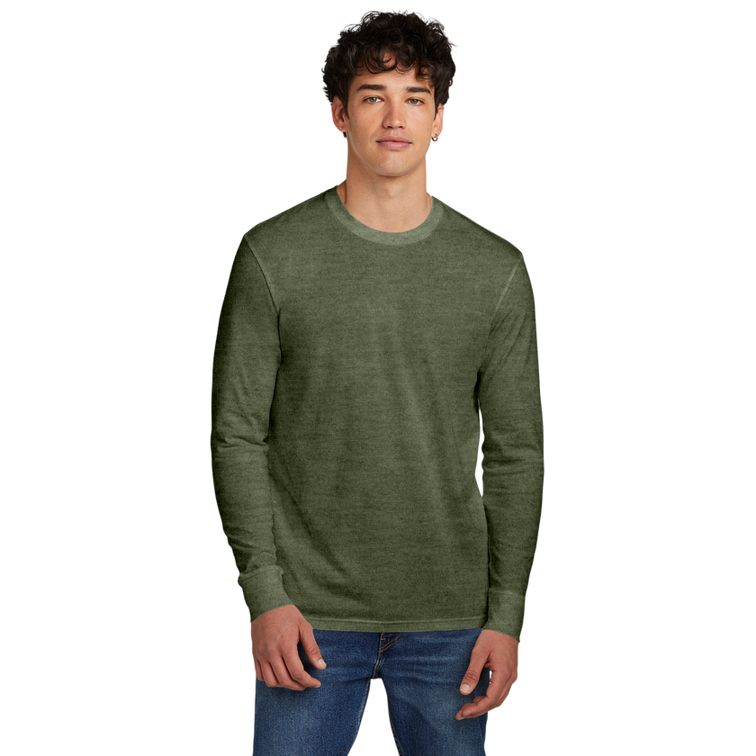 Customizable District DT109 Mens Lightweight Long Sleeve Tee Classic Fit