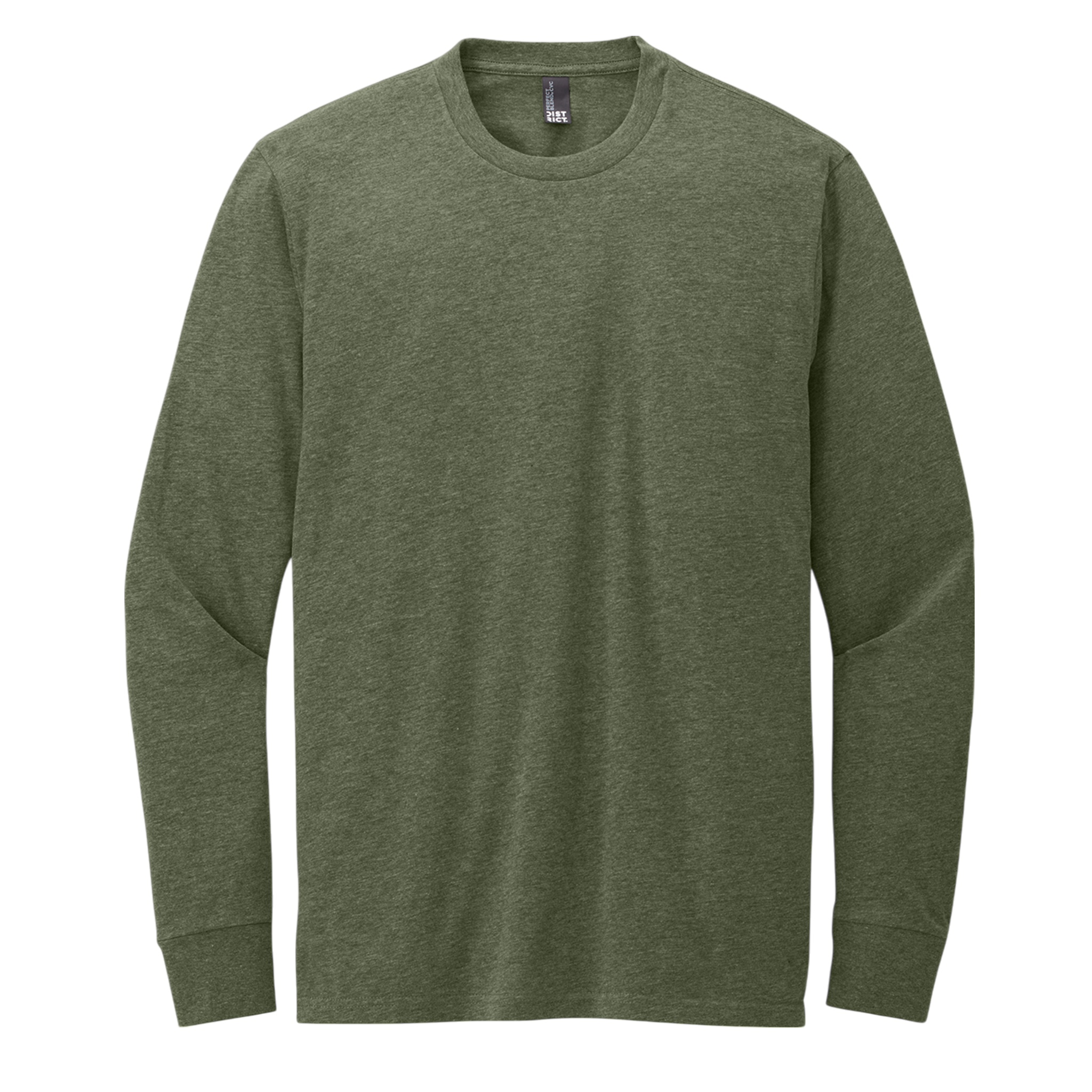 Customizable District DT109 Mens Lightweight Long Sleeve Tee Classic Fit