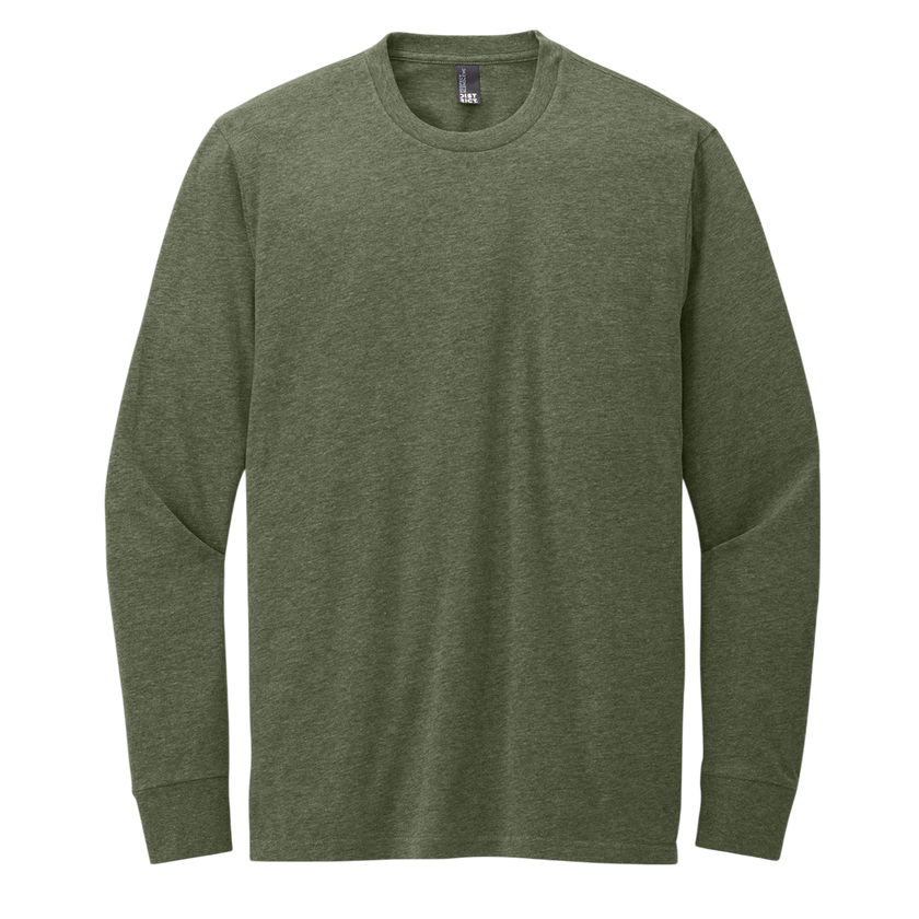 Customizable District DT109 Mens Lightweight Long Sleeve Tee Classic Fit