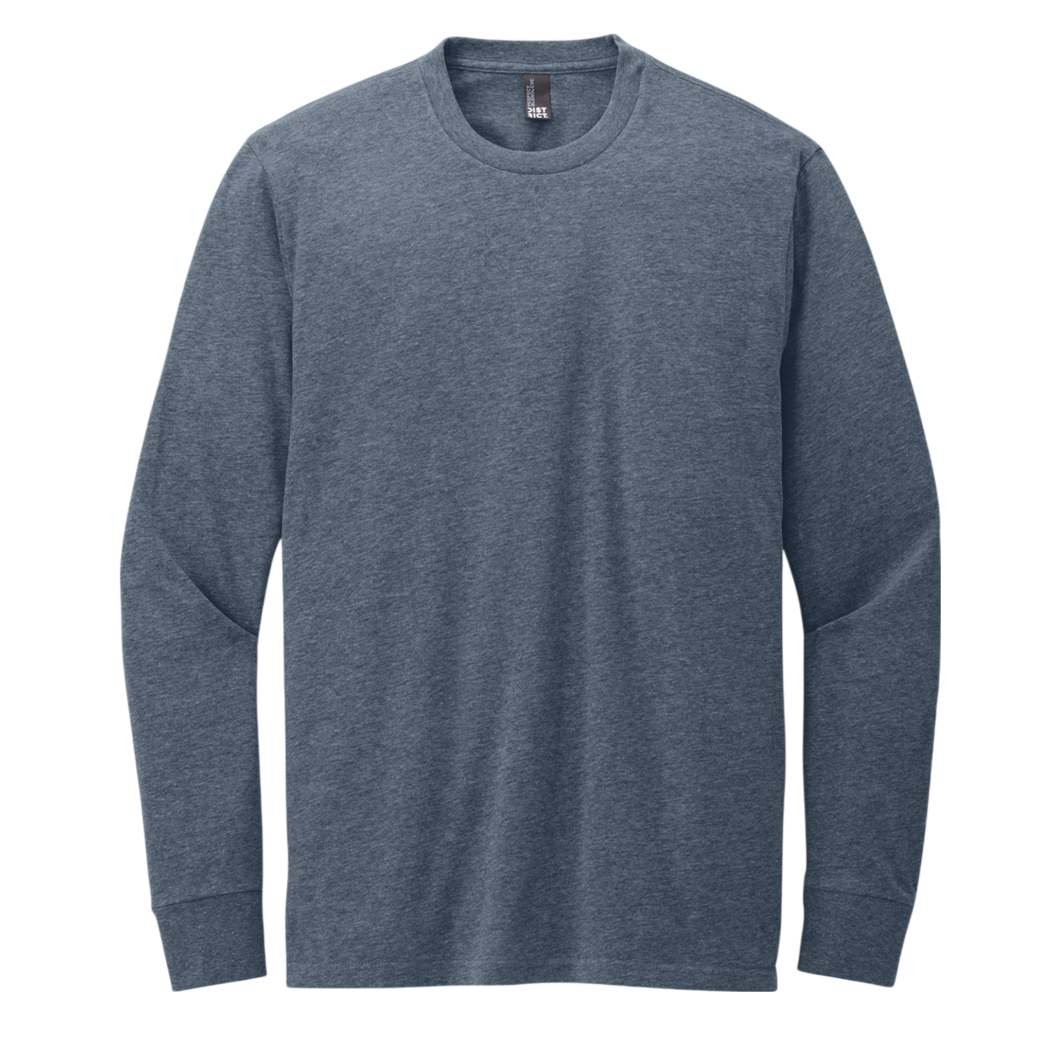 Customizable District DT109 Mens Lightweight Long Sleeve Tee Classic Fit