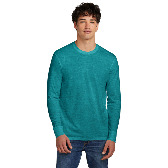 Customizable District DT109 Mens Lightweight Long Sleeve Tee Classic Fit