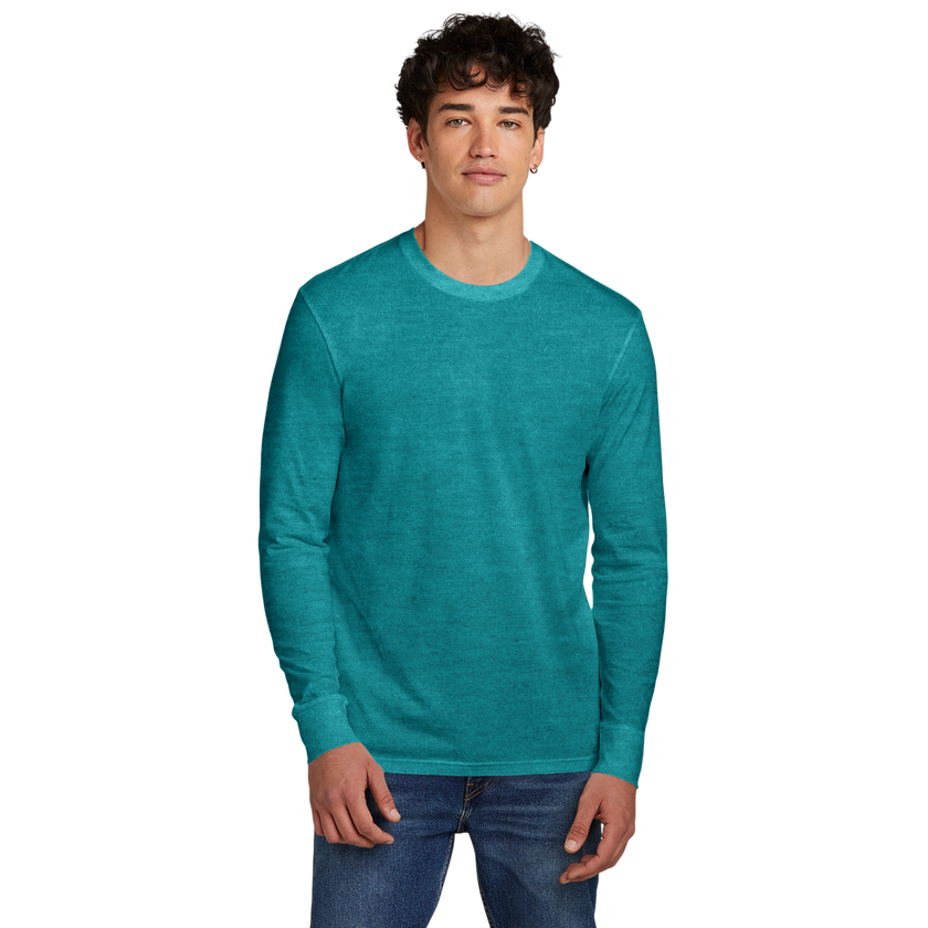 Customizable District DT109 Mens Lightweight Long Sleeve Tee Classic Fit