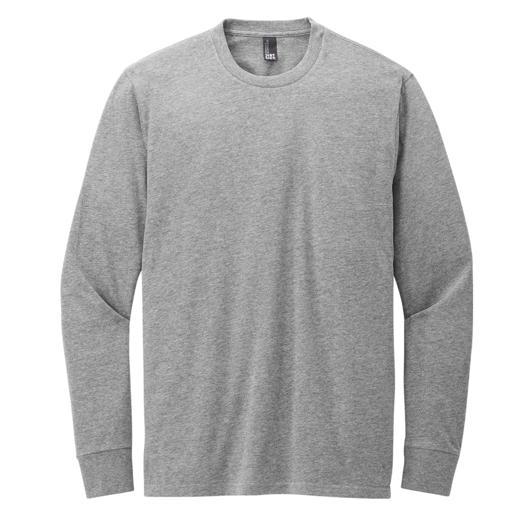 Customizable District DT109 Mens Lightweight Long Sleeve Tee Classic Fit