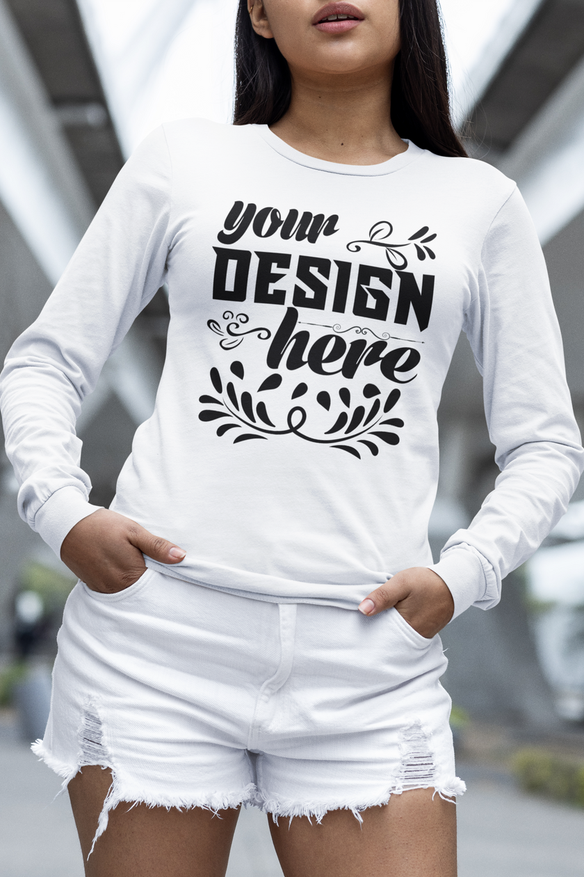 Customizable Bella+Canvas 3501 Unisex Jersey Long Sleeve Tee