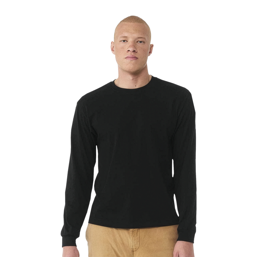 Customizable Bella+Canvas 3511 Unisex Heavyweight Long Sleeve Tee Relaxed Fit