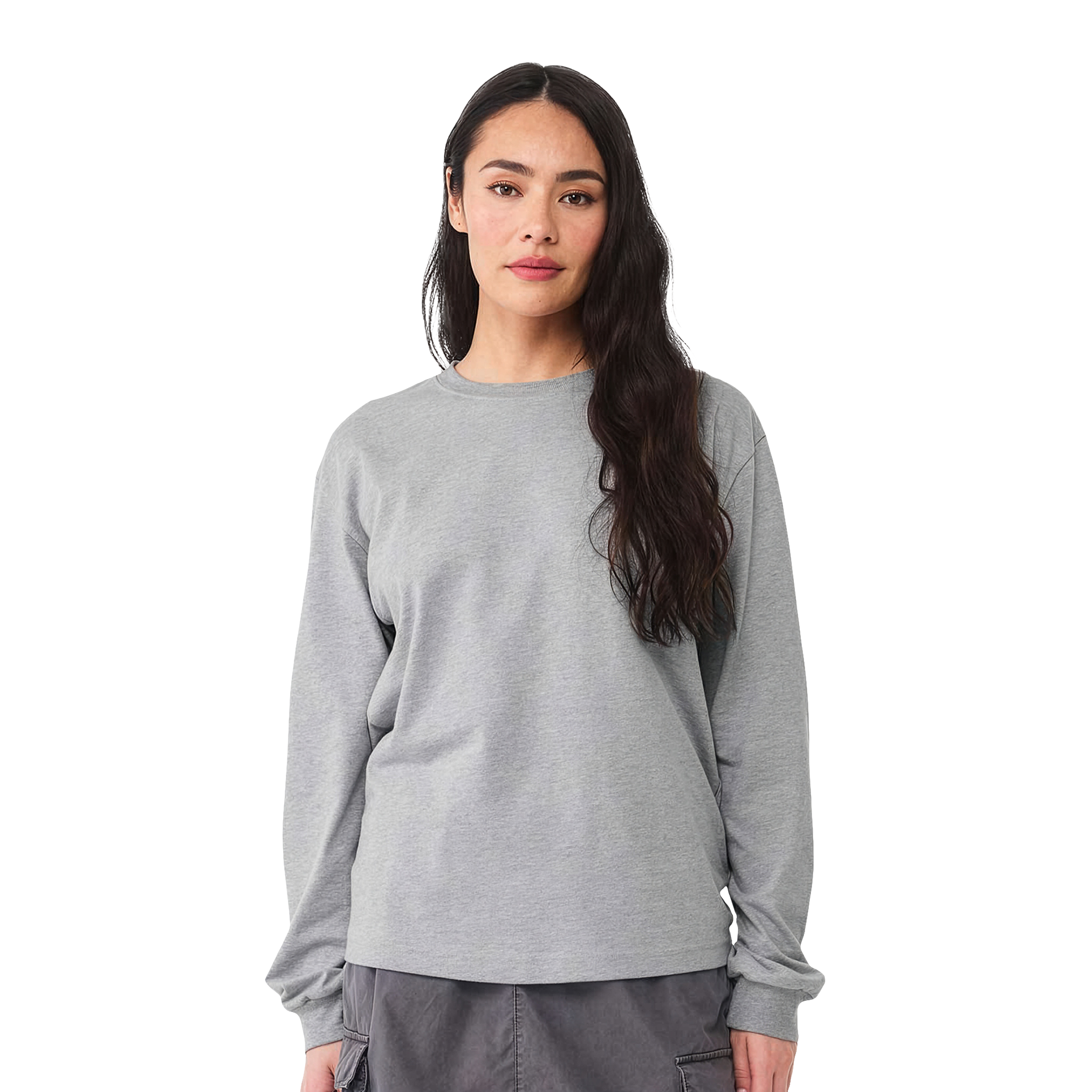 Customizable Bella+Canvas 3511 Unisex Heavyweight Long Sleeve Tee Relaxed Fit