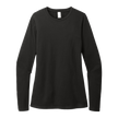 Customizable District DT110 Womens CVC Long Sleeve Tee Side Seamed