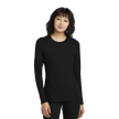 Customizable District DT110 Womens CVC Long Sleeve Tee Side Seamed
