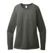 Customizable District DT110 Womens CVC Long Sleeve Tee Side Seamed