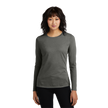 Customizable District DT110 Womens CVC Long Sleeve Tee Side Seamed