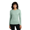 Customizable District DT110 Womens CVC Long Sleeve Tee Side Seamed