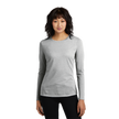Customizable District DT110 Womens CVC Long Sleeve Tee Side Seamed