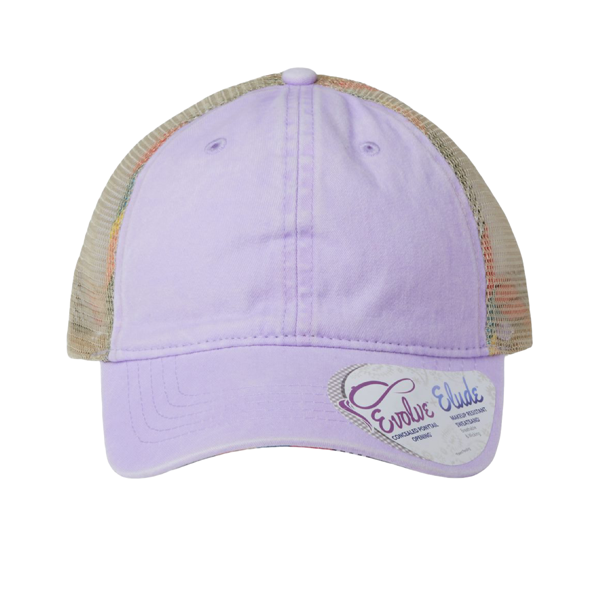 Customizable Infinity Her TE8S Womens Washed Mesh Back Low Profile Ponytail Cap