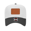 Customizable OTTO 31-069 Mid Profile Cap with PU Leather Patch Front