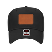 Customizable OTTO 31-069 Mid Profile Cap with PU Leather Patch Front