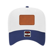 Customizable OTTO 31-069 Mid Profile Cap with PU Leather Patch Front