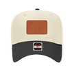 Customizable OTTO 31-069 Mid Profile Cap with PU Leather Patch Front