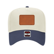 Customizable OTTO 31-069 Mid Profile Cap with PU Leather Patch Front