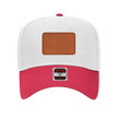 Customizable OTTO 31-069 Mid Profile Cap with PU Leather Patch Front