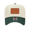 Customizable OTTO 31-069 Mid Profile Cap with PU Leather Patch Front